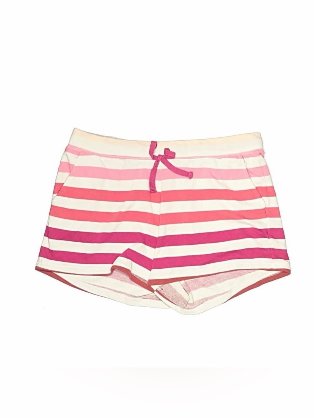 Old Navy Pink and White Striped Women's Lounge Shorts